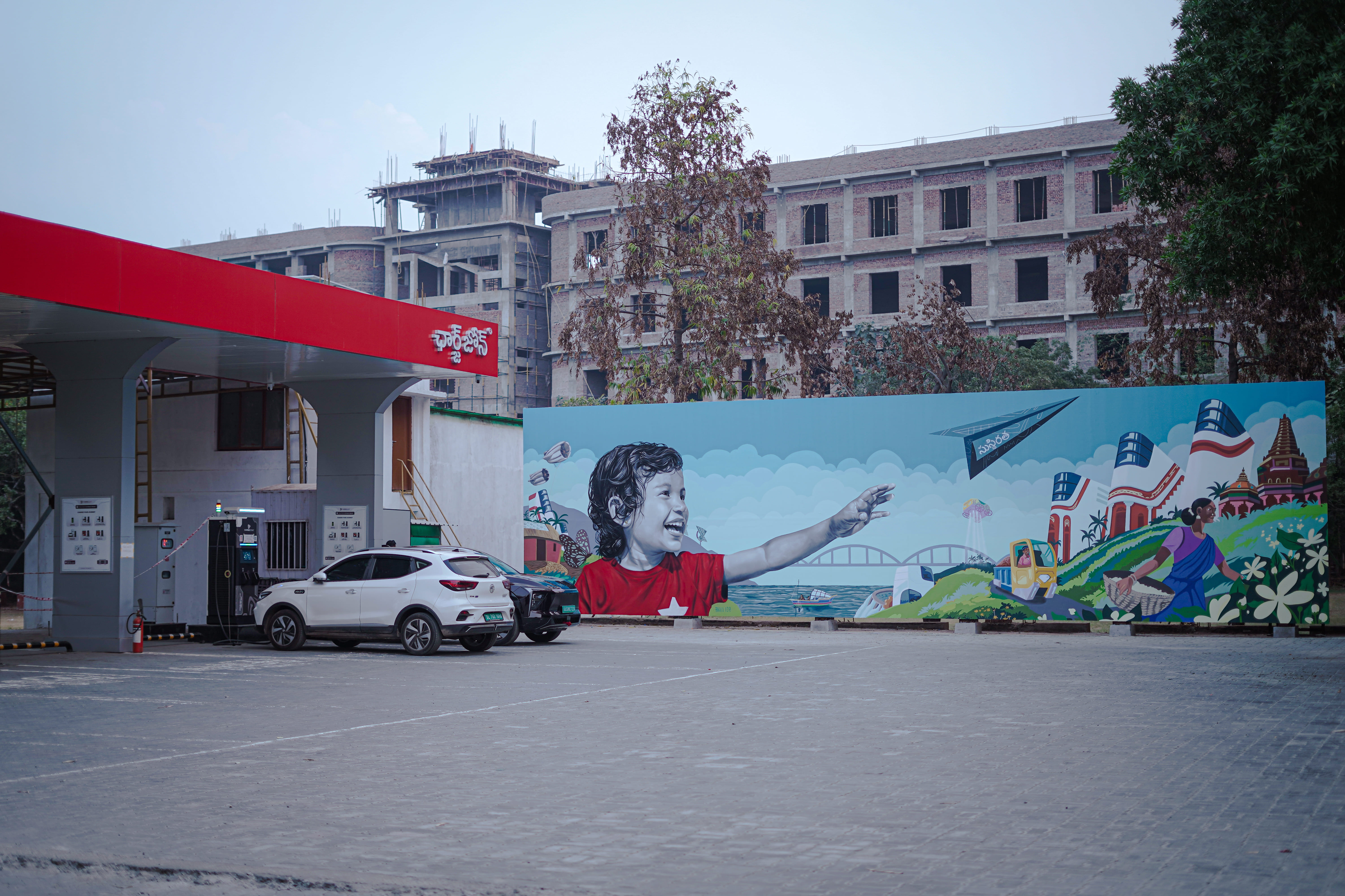 ChargeZone Marks One Year of SHWA, Turning EV Charging Stations into Public Art Spaces Across India